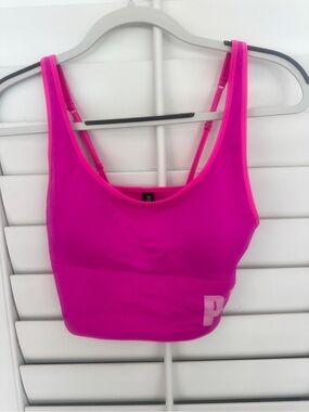 Victoria's Secret Hot Pink Seamless Tank Crop